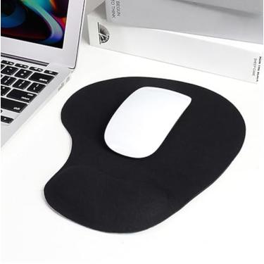Imagem de Mouse pad para escritório e casa com suporte de pulso em gel - ergonômico, de silicone, antiderrapante, mouse pad para jogos, descanso de pulso - design, mouse pad gamepad, base de borracha para