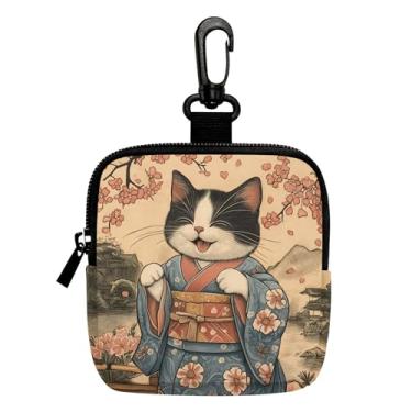 Imagem de Porta-chaves mini porta-moedas, bolsa multifuncional para chaves, moedas, fone de ouvido, batom, 1, LCS multicolorido 28740, Tendência