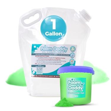 Imagem de Solução de gel e brilho UV FoamDaddy - Transforme qualquer superfície e ocasião com um toque de cor e magia neon com um aditivo não tóxico - ideal para tinta brilhante, pistola de água, Halloween,