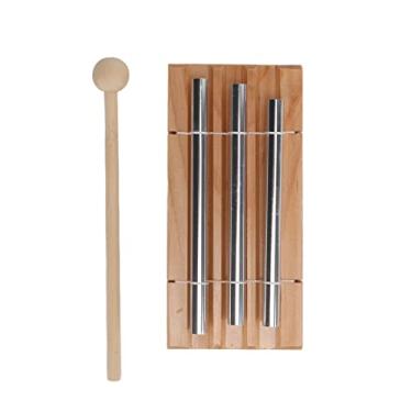 Imagem de XUXHOU Sinos de de Três Tons Premium - Instrumentos de Percussão Orff Feitos à Mão para Crianças - Ideal para Gerenciamento de Sala de Aula e Decoração Ao Ar Livre