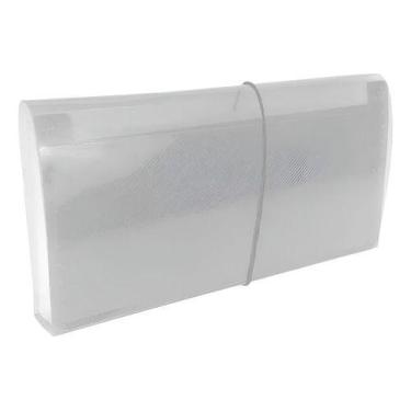 Imagem de Pasta Sanfonada Cheque B6 31DIV Transparente Plascony