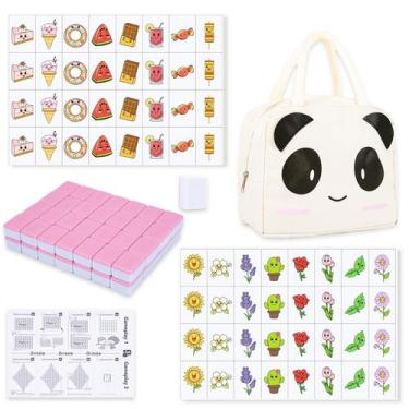 Imagem de Game Blocks drizzle 65 Tiles Seaside Escape com bolsa Panda