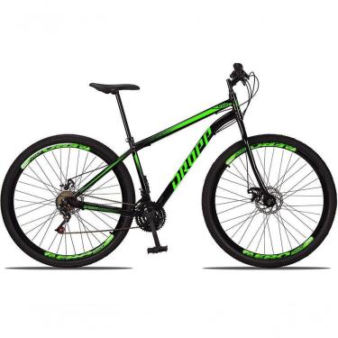 Imagem de Bicicleta 29 Dropp Sport Aço 21 Marchas Freio A Disco Preto+verde