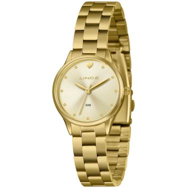 Imagem de Relógio Lince Feminino Ref: Lrgh291l30 C1kx Coração Dourado
