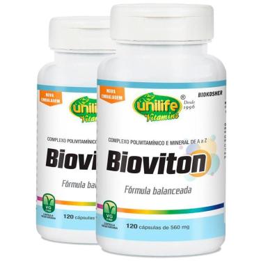 Imagem de Kit 2 Bioviton Multivitamínico 120 Cápsulas Unilife