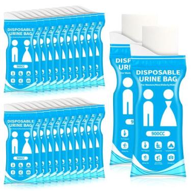 Imagem de Sacos de urina descartáveis Coolrunner 900 ml, pacote com 24 unidades,