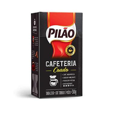 Imagem de Café Pilão Torrado e Moído Cafeteria Coado Vácuo 500g