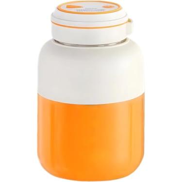 Imagem de Espremedor portátil para viagem, copo liquidificador recarregável de 1300 ml, carregamento USB, design compacto para vitaminas, sucos e shakes