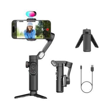Imagem de Estabilizador Gimbal Portátil De 3 Eixos Para iPhone E Android SmartXE