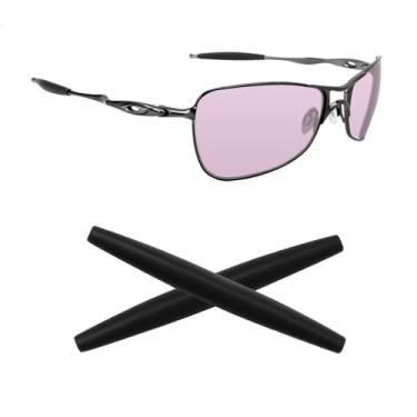 Imagem de Biyxpiv Kits de borracha de substituição para almofadas de nariz para óculos Oakley Crosshair S Crosshair 1.0, fácil instalação, Meias de orelha