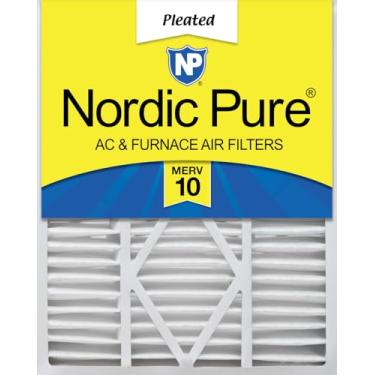 Imagem de Nordic Pure 50 x 63 x 13 cm (tamanho real: 51 x 63 x 14 cm) Goodman/Carrier/Amana Filtro de ar MERV 10 de substituição, 1 unidade
