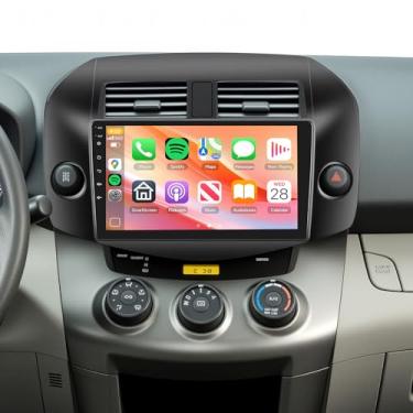 Imagem de Rádio de carro estéreo para Toyota RAV4 2007-2011 2 + 64G, tela sensível ao toque de 10,1 polegadas/Android 13/Wireless CarPlay/Android Auto/DSP EQ/GPS/WiFi/Bluetooth/FM/RDS/SWC/HD