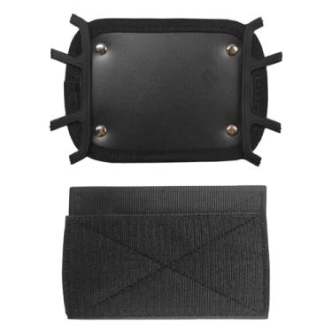 Imagem de UHANBUT Suporte de apoio de cabeça de carro para crianças, suporte de tablet de carro com alça antiderrapante, suporte de silicone ajustável no banco traseiro para todos os tablets de 6,5 a 10,9