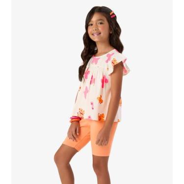 Imagem de Conjunto Infantil Regata com Ciclista Rovi Kids Bege - Rovitex Kids, 1