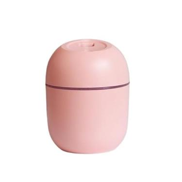 Imagem de Mini Umidificador Difusor Aromatizador Portátil USB Led Purificador De Ar Casa Escritório Escola(ROSA)
