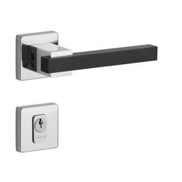 Imagem de Fechadura Future Dudu Externa 55mm Cromada e Preta Lockwell