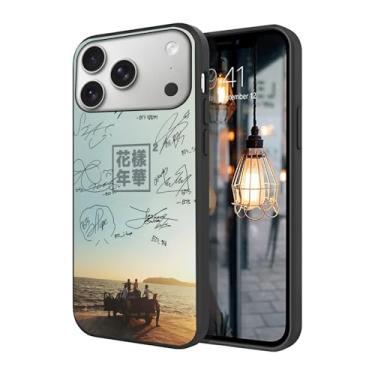 Imagem de WWDIYHOUSE Capa compatível com iPhone 17 Pro Max, design exclusivo legal TPU macio à prova de choque para homens/mulheres/meninas/meninos (Fashion-BTS-13)