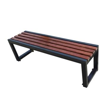 Imagem de TRGCJGH Banco de jardim, banco de pátio para 2 pessoas, assento de ripas de metal, bancos de móveis de varanda para parque ao ar livre, gramado, deck (120 cm/47,2 pol, preto 2)