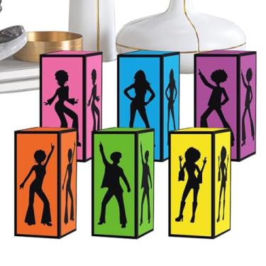 Imagem de Bohany Caixa Disco | Decoração Retrô para Mesas - Caixa Decorativa para Ambientes,Presente para Amantes de Dança Festas Temáticas Escritório Casa Quarto Sala de Estar Vitrine Toucador Criado