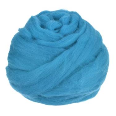 Imagem de Fio de lã de feltragem macia de 100 ml, fio roving premium grosso para feltragem de agulhas, cobertor de tricô, fiação, feltragem, artesanato, tapeçaria, tapeçaria, mistura de tecelagem e artesanato