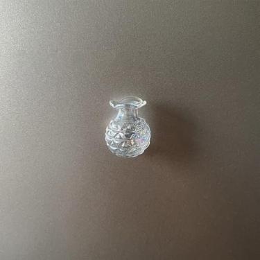 Imagem de Mini vaso de vidro geladeira DIY vaso de cerâmica flores frescas geladeira mensagem adesivo planta verde presente cozinha