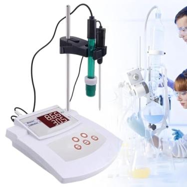 Imagem de Medidor de PH, medidor de pH de laboratório de calibração automática com display LED, medidor de pH de grau científico para água, vinho, cerveja, água