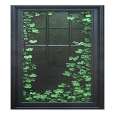 Imagem de Qilmy Capa magnética para lava-louças Dia de São Patrício trevo da sorte 58 x 66 cm capas decorativas de geladeira para porta frontal adesivo de folha magnética para máquina de lavar louça painel de