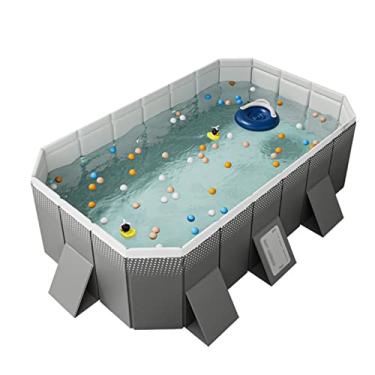 Imagem de LMJYU Piscina dobrável para crianças e adultos para animais de estimação, piscina para filhotes, bacia de banho para animais de estimação, banheira dobrável para animais de estimação, exterior