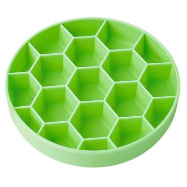 Imagem de Comedouro Lento Nyp Colmeia com Ventosa Para Cães Grandes - Verde