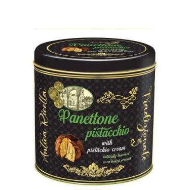Imagem de Panetone Recheado com Creme de Pistache Chiostro Di Saronno 750g - Obr