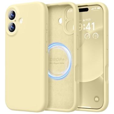 Imagem de LOVE 3000 Compatible with i17 Silicone Magnetic Phone Case (Creamy Yellow)