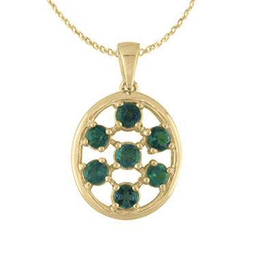 Imagem de Pingentes de Alexandrita | Pingentes de Alexandrita que Mudam de Cor Natural Designed by Ellen em Ouro Branco 14k, Alexandrita