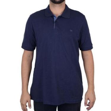 Imagem de Camisa Polo Masculina Ogochi MC Essencial Slim Marinho 00700-Masculino