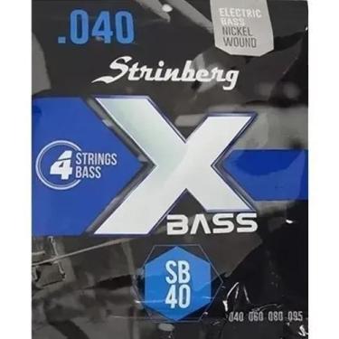 Imagem de Encordoamento Strinberg Contra Baixo 4 Cordas SB-40 0.40
