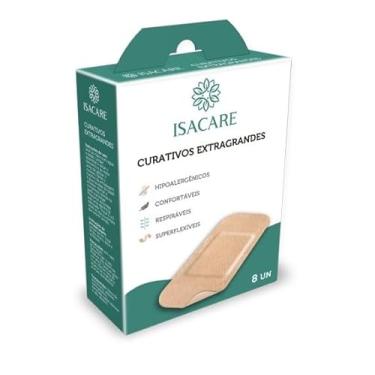 Imagem de Curativo, Bege, Extra Grande, Isacare, 8 unidades