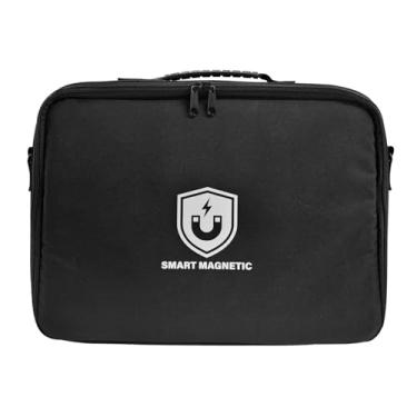 Imagem de Suporte magnético portátil e caixa de ferramentas, estação de trabalho portátil para laptop com alça para caminhões de aço plano, HVAC e locais de trabalho, paredes, bolsa de suporte para laptop mãos