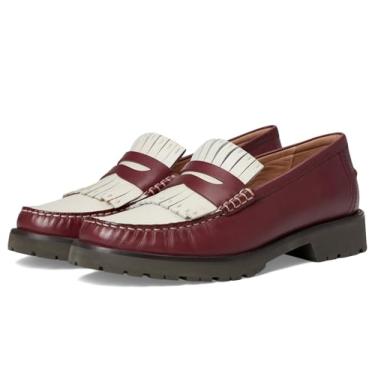 Imagem de Cole Haan Sapatilha feminina Treena Lug Kiltie, Couro granada preta, 36