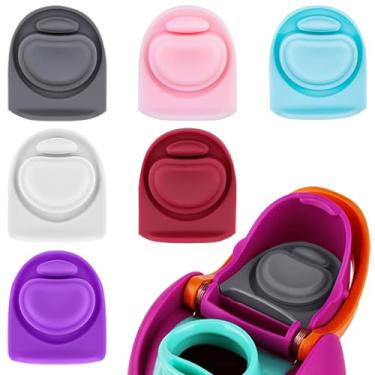 Imagem de BMSQOFD 6 peças de rolha de vedação de substituição compatível com Owala FreeSip 473 ml, 947 ml, tampa de vedação superior de garrafa para Owala 16/19/24/32/1,134 g, tampa de boca de vedação de