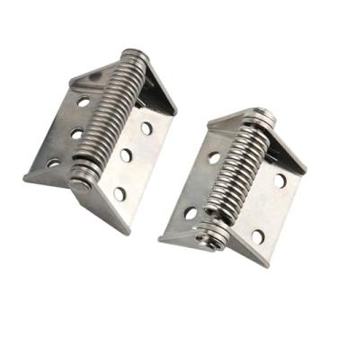 Imagem de Mola de retorno de fechamento automático, dobradiça de ferro, grande dobradiça de ferro para máquinas e equipamentos industriais, 1 peça (tamanho grande)