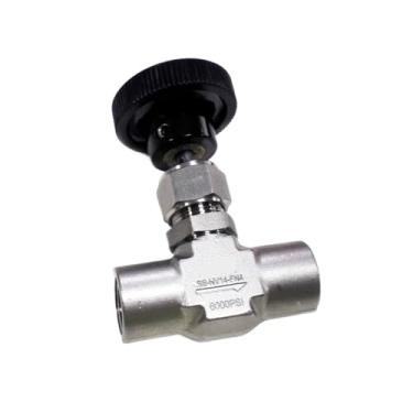 Imagem de Mini válvula de agulha de ar 6000PSI de aço inoxidável NPT fêmea liga/desliga 1/20.3 cm, 1/10.2 cm, 3/20.3 cm, 1/5.1 cm, 3/10.2 cm (3/20.3 cm)