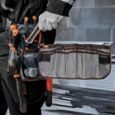 Imagem de Colete multifuncional de nylon resistente, vários bolsos, bolsa de cinto para eletricistas, carpinteiros, reparo e instalação, 13 quadrados