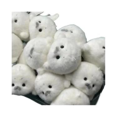 Imagem de Boneco De Pelúcia De Foca Bebê Feito À Mão De 10cm, Brinquedo De Simul