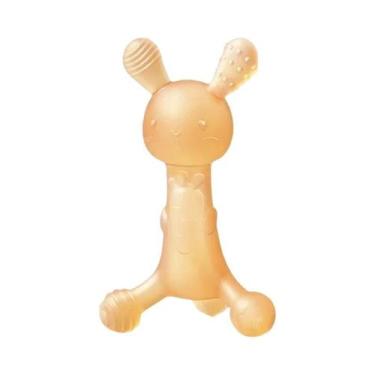 Imagem de Mordedor De Silicone Em Forma De Coelho Para Bebês, Grau Alimentício, 