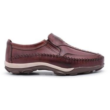 Imagem de Sapato Social Masculino Couro Legítimo Solado Antiderrapante Tratorado Feito á Mão-Masculino