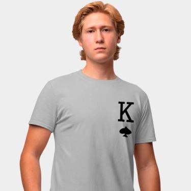 Imagem de Camisa Camiseta Genuine Grit Masculina Estampada Algodão 30.1 Rei, Cin