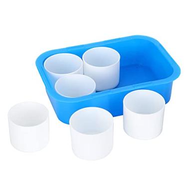 Imagem de GLOGLOW Copos de Mistura de Tinta, 6 Peças de Design à Prova de Vazamentos à Prova de Respingos para Artistas e Estudantes, Compatível Com Acrílico, Guache, Pintura a óleo, Trabalho Manual,