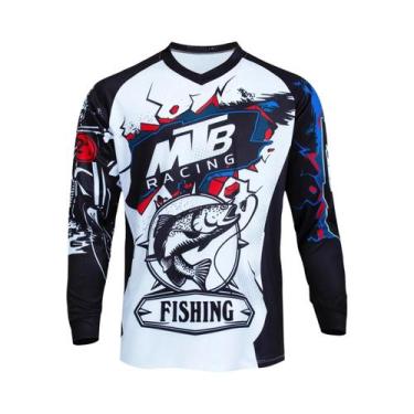 Imagem de Camisa De Ciclismo Masculina 2024 Para Motocross E Downhill MTB, Roupa