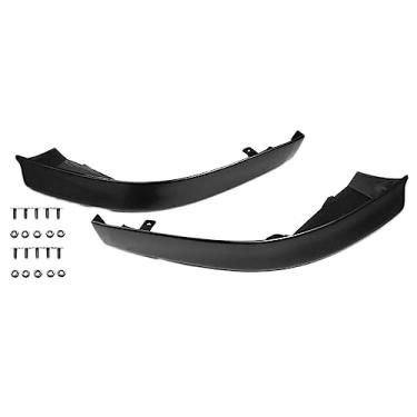 Imagem de 2 peças Kit de Corpo Aileron Carro Lábio Dianteiro Splitter para Lancer 2008-2015 Plástico ABS Super Leve Durabilidade Melhor que Fibra Vidro Melhora a Aparência do Pronto Pintura Instalação Profissio