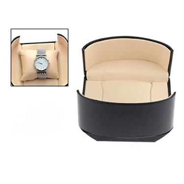 Imagem de Caixa de armazenamento de relógio inteligente com compartimento único, joia de presente para guardar relógio de pulso (azul 1)