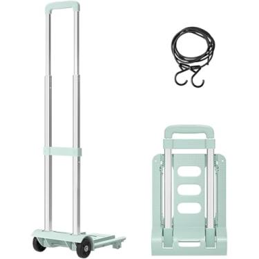 Imagem de Carrinho de mesa dobrável resistente - Carrinho de plataforma versátil, carrinho utilitário roxo para transporte e armazenamento fáceis, ideal para uso doméstico e movimentação de cargas pesadas